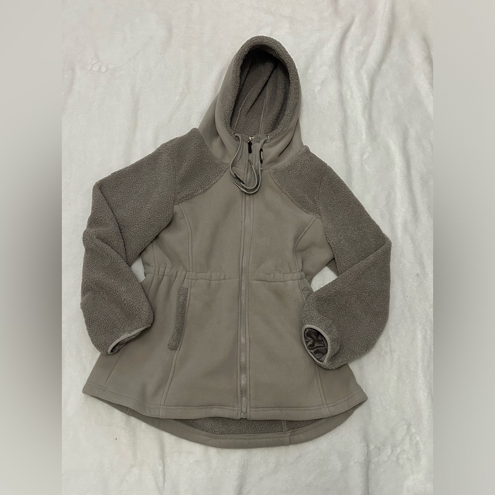 UGG Tan Hooded Pullover Jacket